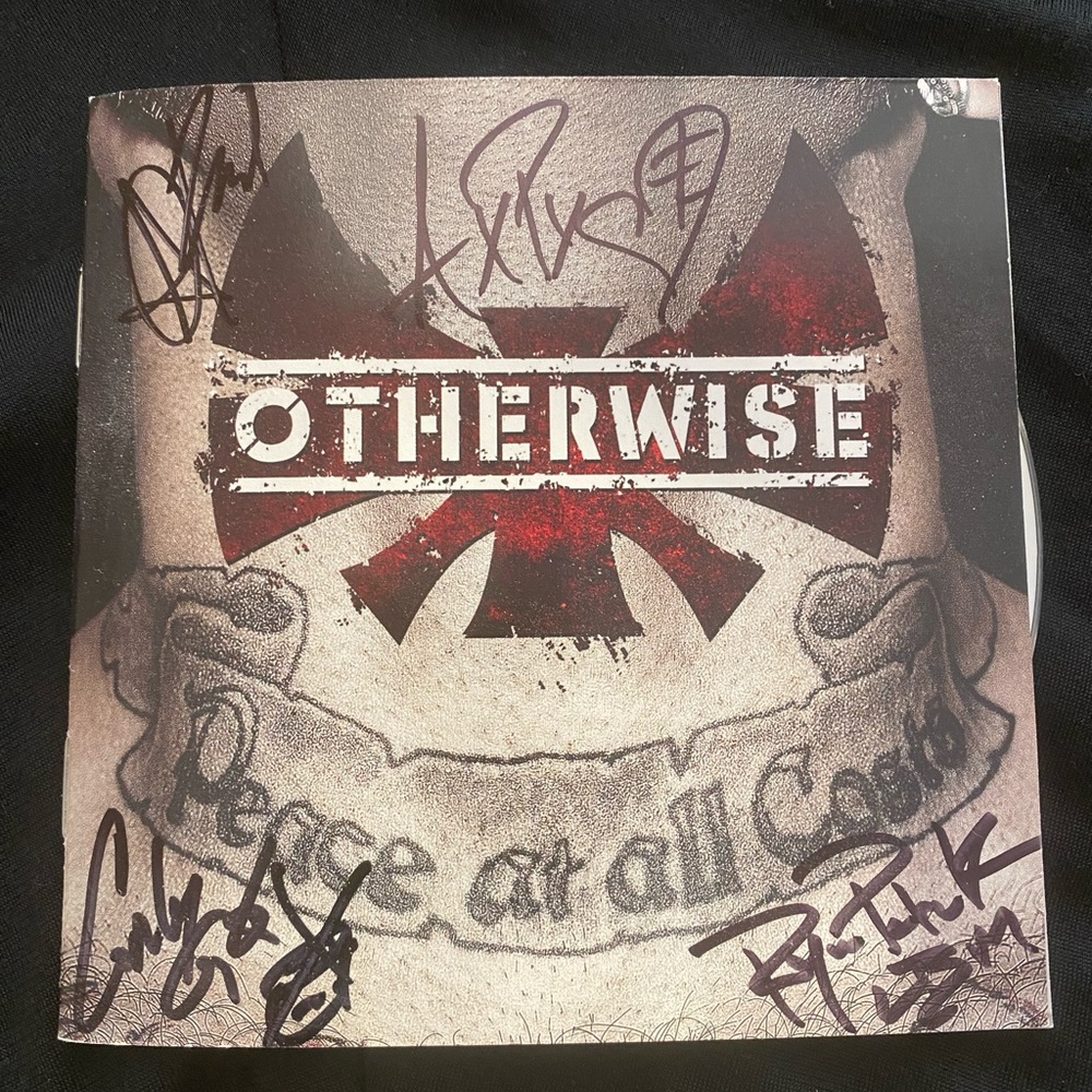 Otherwise Signed ‘Peace at all Costs’ CD Insert